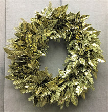 "Pure Gold"  Holiday Wreath