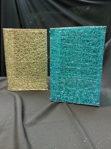 Glitter Unfinished Boxes Steel Framed Various Sizes