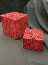 Glitter Unfinished Boxes Steel Framed Various Sizes