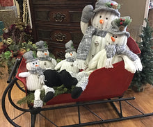 Snowman Doll Family Gray and White Collection