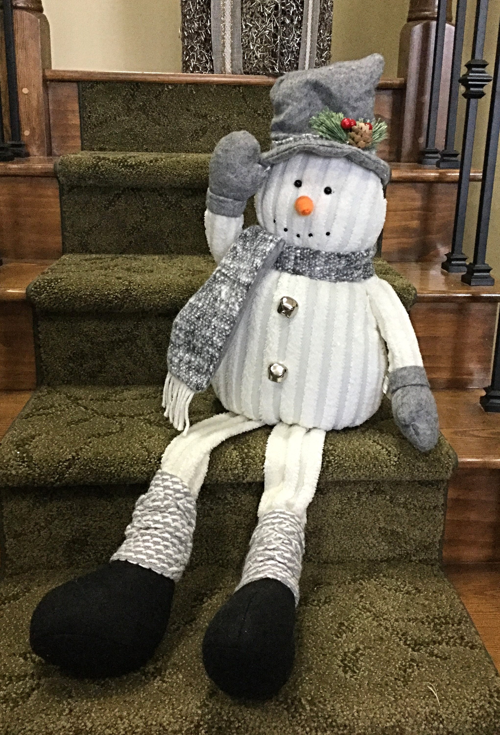 Snowman Doll Family Gray and White Collection